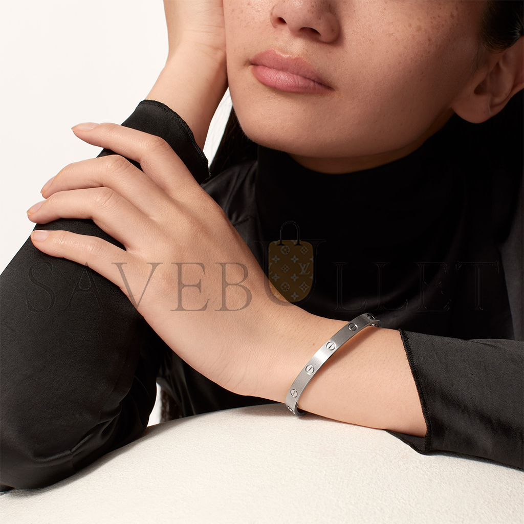 CARTIER LOVE BRACELET, CLASSIC MODEL, BRUSHED B6077117